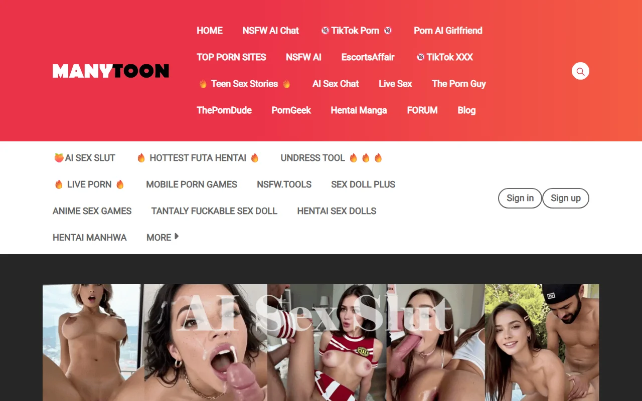 Screenshot of Manytoon